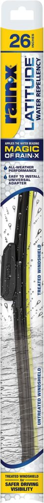 Rain-X Latitude windshield wiper blade, white background